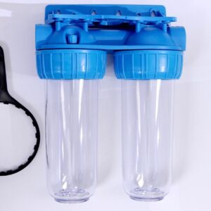 porte filtre d'eau double